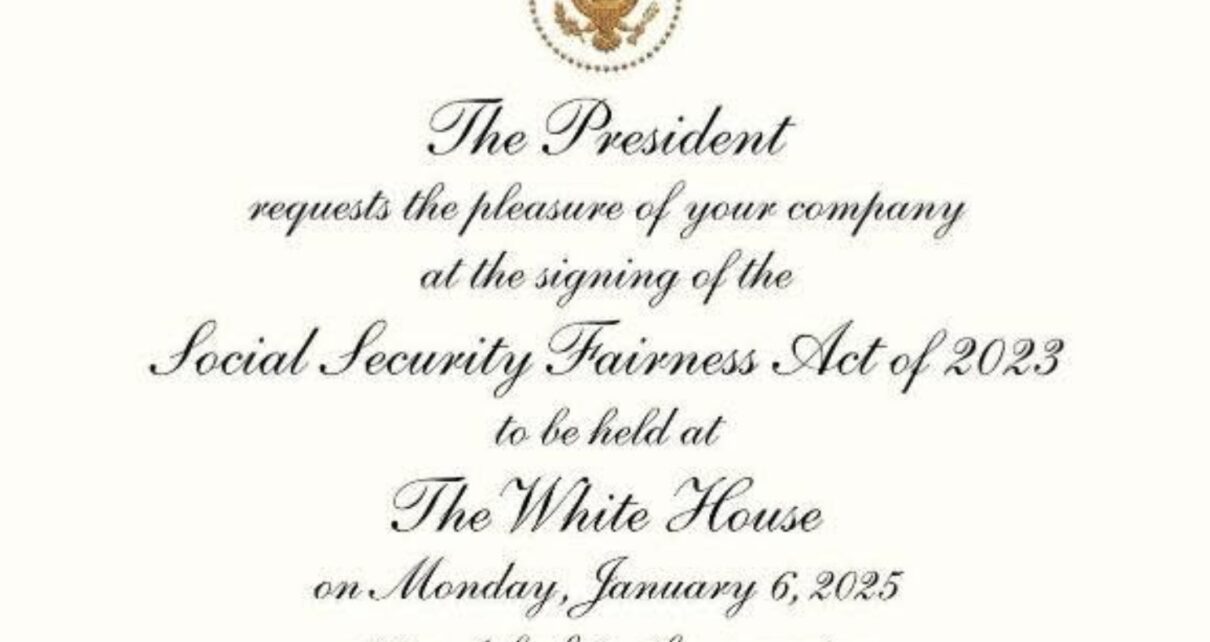 calligraphy with presidential seal